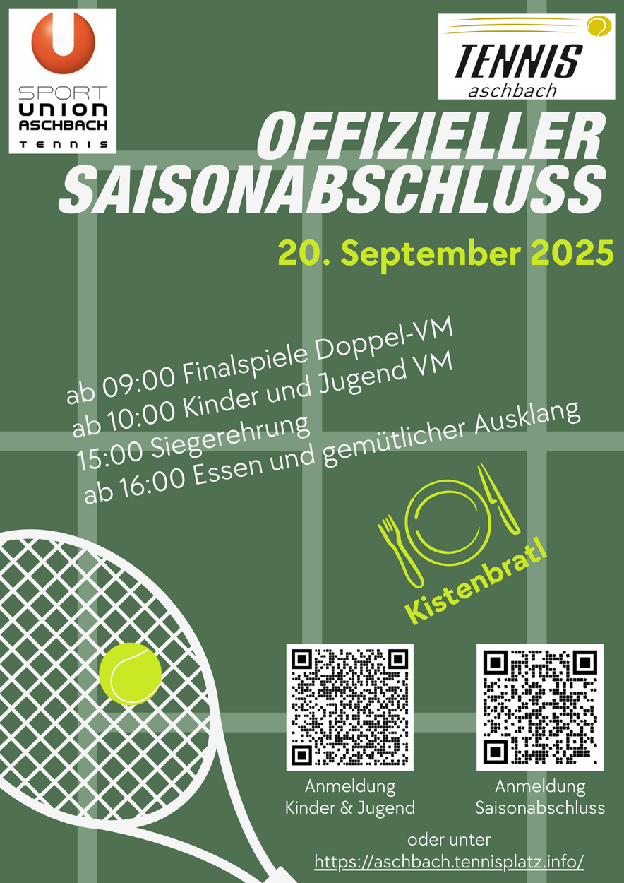 Tennis Saisonabschluss 2025