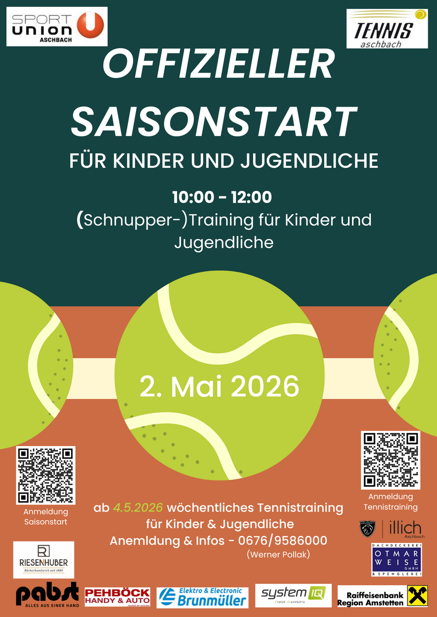 Offizieller Saisonstart für Kinder & Jugendliche